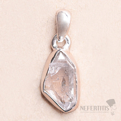 Herkimer diamant přívěsek stříbro Ag 925 LOT152