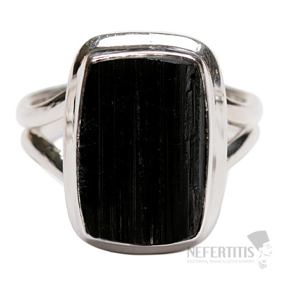 Tourmaline scoryl ring silver Ag 925 R1527