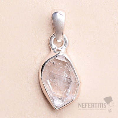 Herkimer-Diamant-Anhänger Silber Ag 925 LOT154
