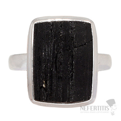 Tourmaline scoryl ring silver Ag 925 R1546