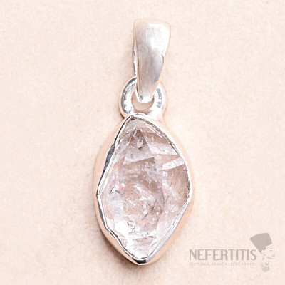 Herkimer diamant přívěsek stříbro Ag 925 LOT155