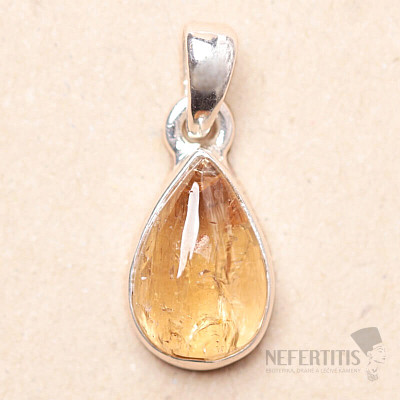Topaz gold Imperial pendant Ag 925 P157
