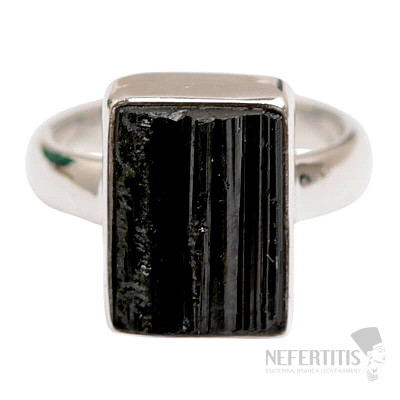 Turmalin-Scoryl-Ring, Silber Ag 925, R1574