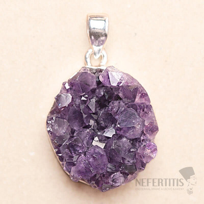 Amethyst-Anhänger Silber Ag 925 P1581