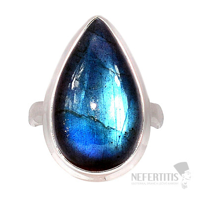 Labradorite rainbow ring silver Ag 925 R1584