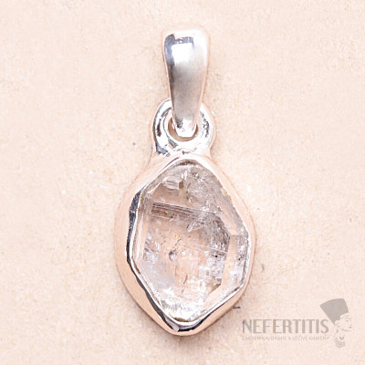 Herkimer diamant přívěsek stříbro Ag 925 LOT159