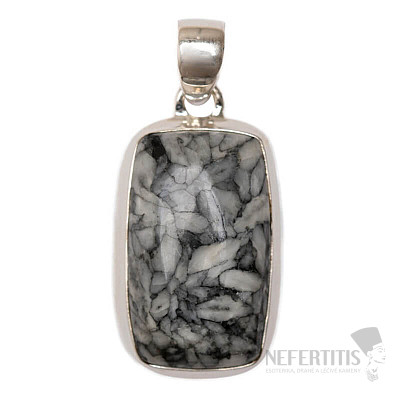 Pinolit přívěsek stříbro Ag 925 P161