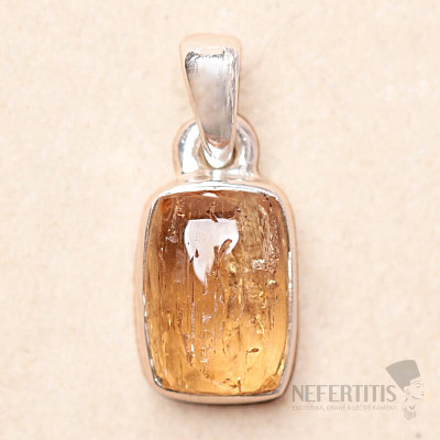 Imperialer Topas-Goldanhänger Ag 925 P161