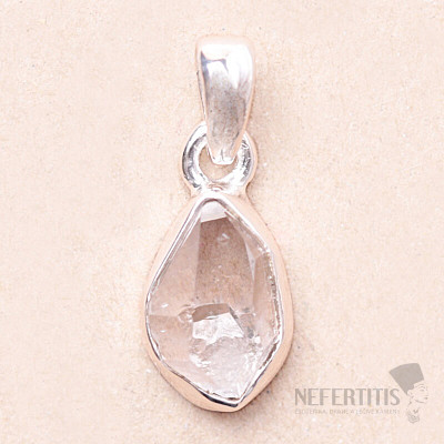 Herkimer diamond pendant silver Ag 925 LOT179