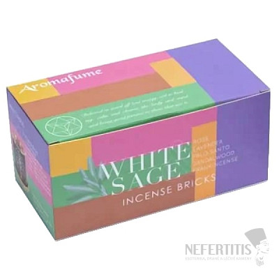 Set of Aromafume incense bricks White sage, blends and diffuser