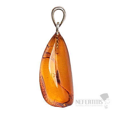 Bernsteinanhänger, Silber Ag 925 Nr. 18