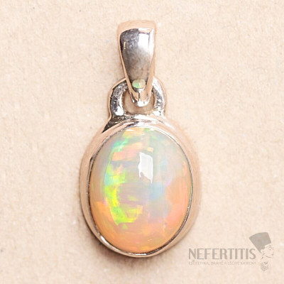 Opal Ethiopian pendant silver Ag 925 P1813