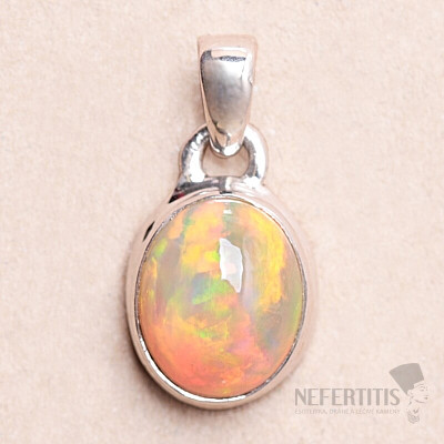 Opal Ethiopian pendant silver Ag 925 P1818