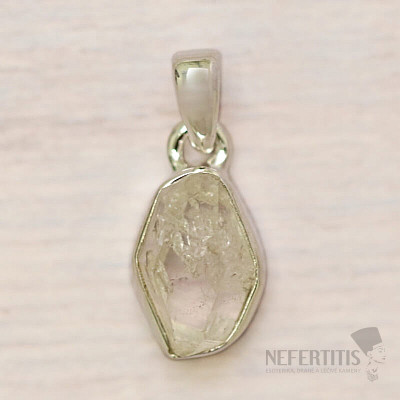 Herkimer diamond pendant silver Ag 925 LOT184