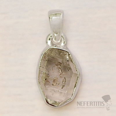Herkimer diamant přívěsek stříbro Ag 925 LOT185