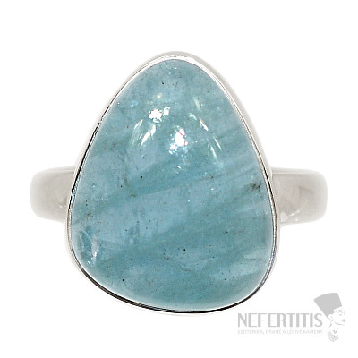 Aquamarine silver ring Ag 925 R1853
