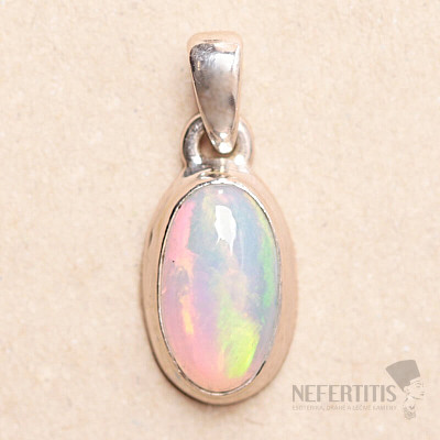 Opal Ethiopian pendant silver Ag 925 P1862