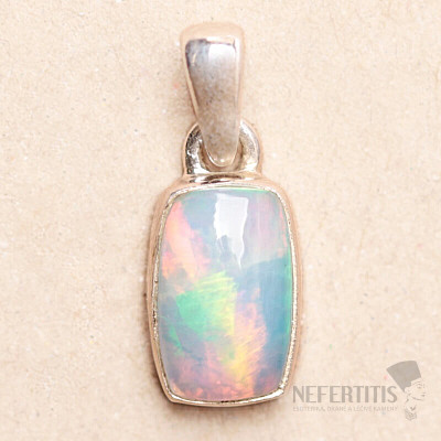 Opal Ethiopian pendant silver Ag 925 P1882