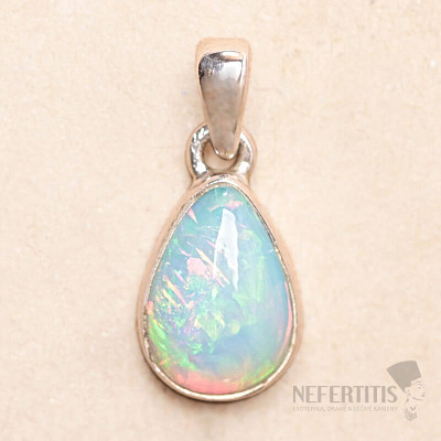 Opal Ethiopian pendant silver Ag 925 P1899