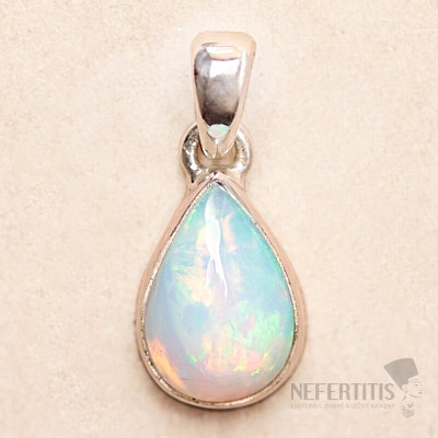 Opal Ethiopian pendant silver Ag 925 P1901