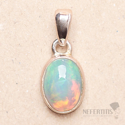 Opal Ethiopian pendant silver Ag 925 P1906