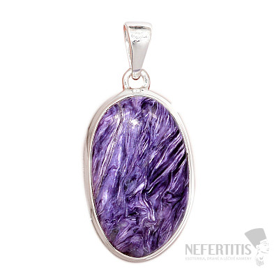 Charoite pendant silver Ag 925 P2