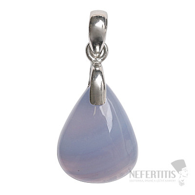 Agate lace blue pendant silver Ag 925 no. 2