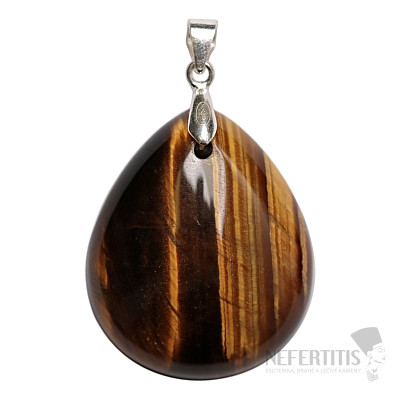 Tigrie oko prívesok striebro Ag 925 č. 2