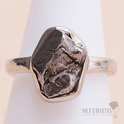 Meteorit Campo del Cielo prsteň striebro Ag 925 R2067