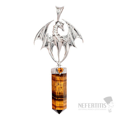 Designer pendant tiger eye silver Ag 925 P2073