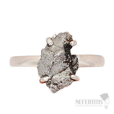 Meteoritenring Campo del Cielo Silber Ag 925 R2097