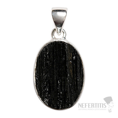 Turmalin-Skoryl-Anhänger Silber Ag 925 P2137