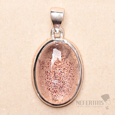 Orire Kristall - Glückskristall Anhänger Silber Ag 925 P223