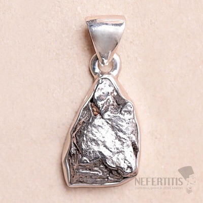 Meteorit-Anhänger Campo del Cielo Silber Ag 925 P2285