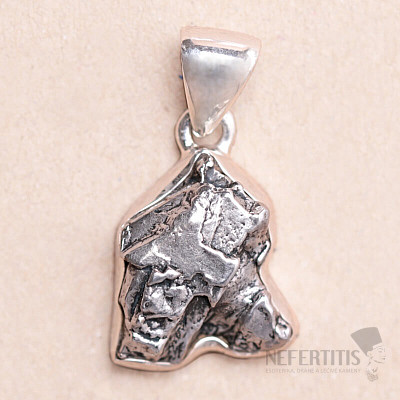 Meteorit-Anhänger Campo del Cielo Silber Ag 925 P2295