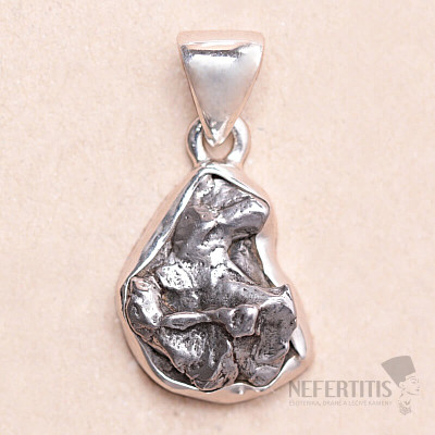 Meteorit-Anhänger Campo del Cielo Silber Ag 925 P2299