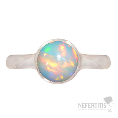 Äthiopischer Opalring Silber Ag 925 R2312