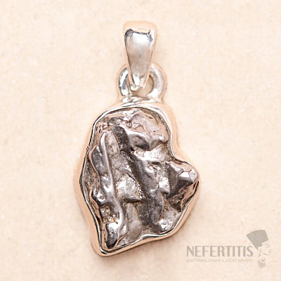 Meteorit-Anhänger Campo del Cielo Silber Ag 925 P2313