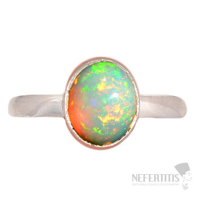 Äthiopischer Opalring Silber Ag 925 R2317