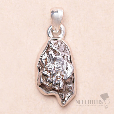 Meteorit-Anhänger Campo del Cielo Silber Ag 925 P2323