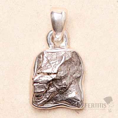 Meteorit-Anhänger Campo del Cielo Silber Ag 925 P2336