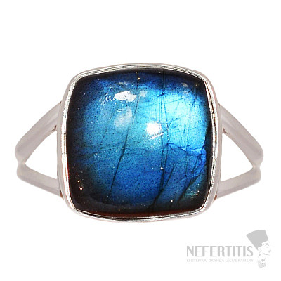 Labradorite rainbow ring silver Ag 925 R2337
