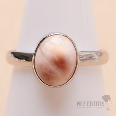 Natrolit prsten stříbro Ag 925 R234