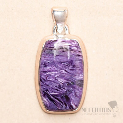 Charoite pendant silver Ag 925 P2346
