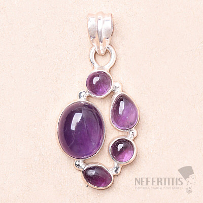 Amethyst-Anhänger Silber Ag 925 KO235