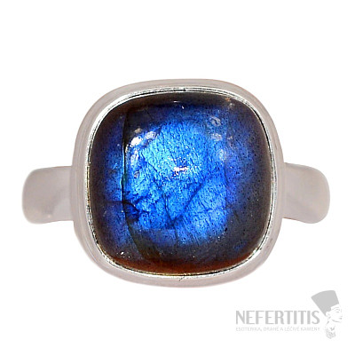 Labradorit-Regenbogenring Silber Ag 925 R2365