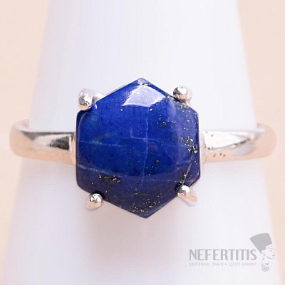 Lapis Lazuli prsteň striebro Ag 925 24234