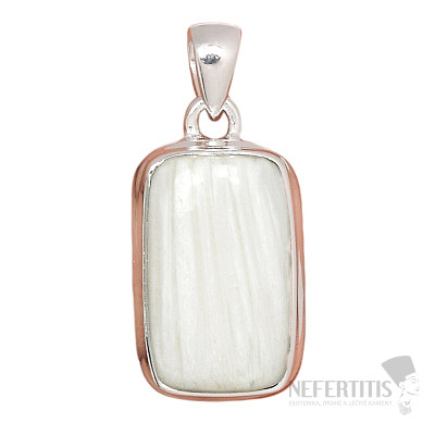Scolecite pendant silver Ag 925 E245
