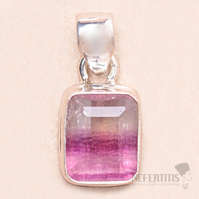 Fluorit-Anhänger Silber Ag 925 KO248