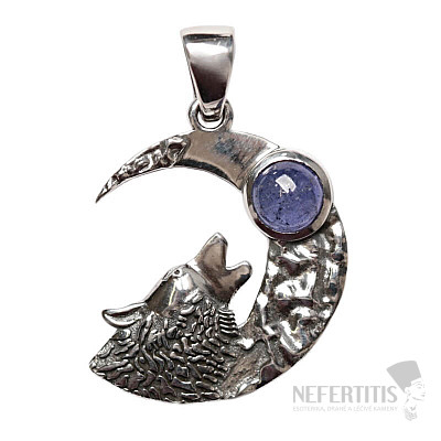 Designer pendant tanzanite silver Ag 925 P251